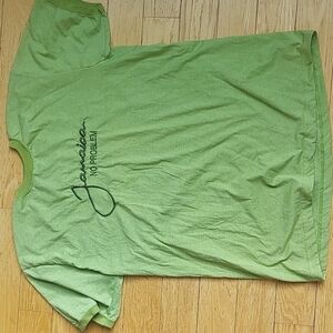 Jamaica no problem shirt green medium